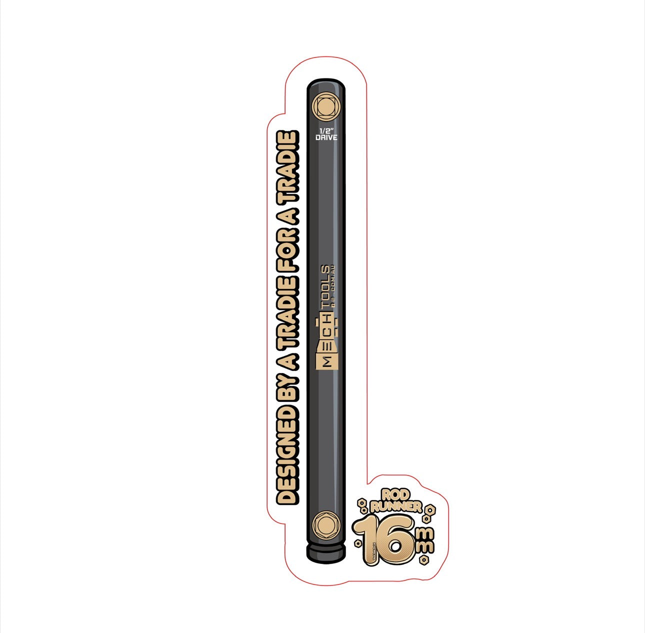 16mm M10 1/2”Drive Rod Runner